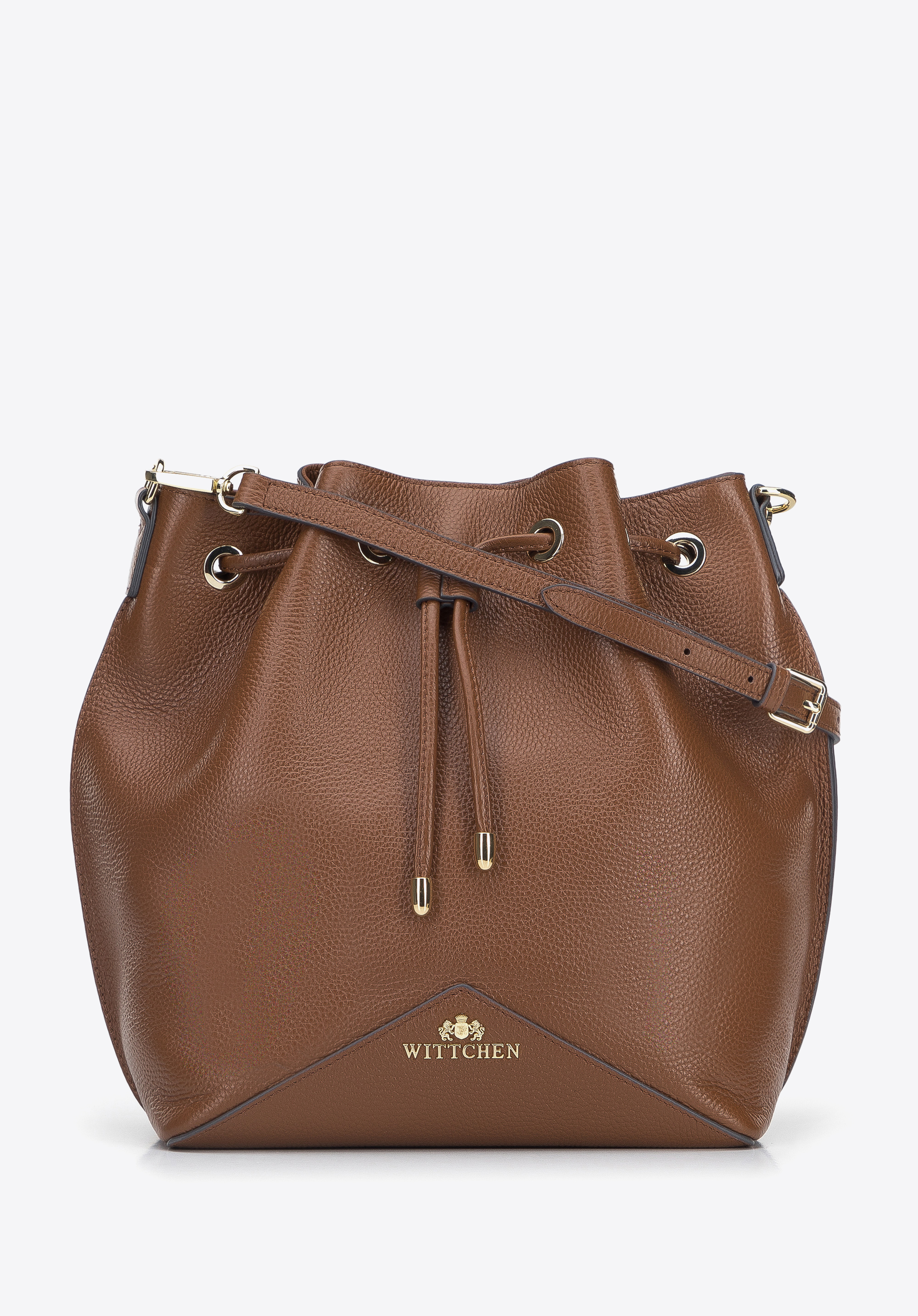 Beuteltasche aus Leder