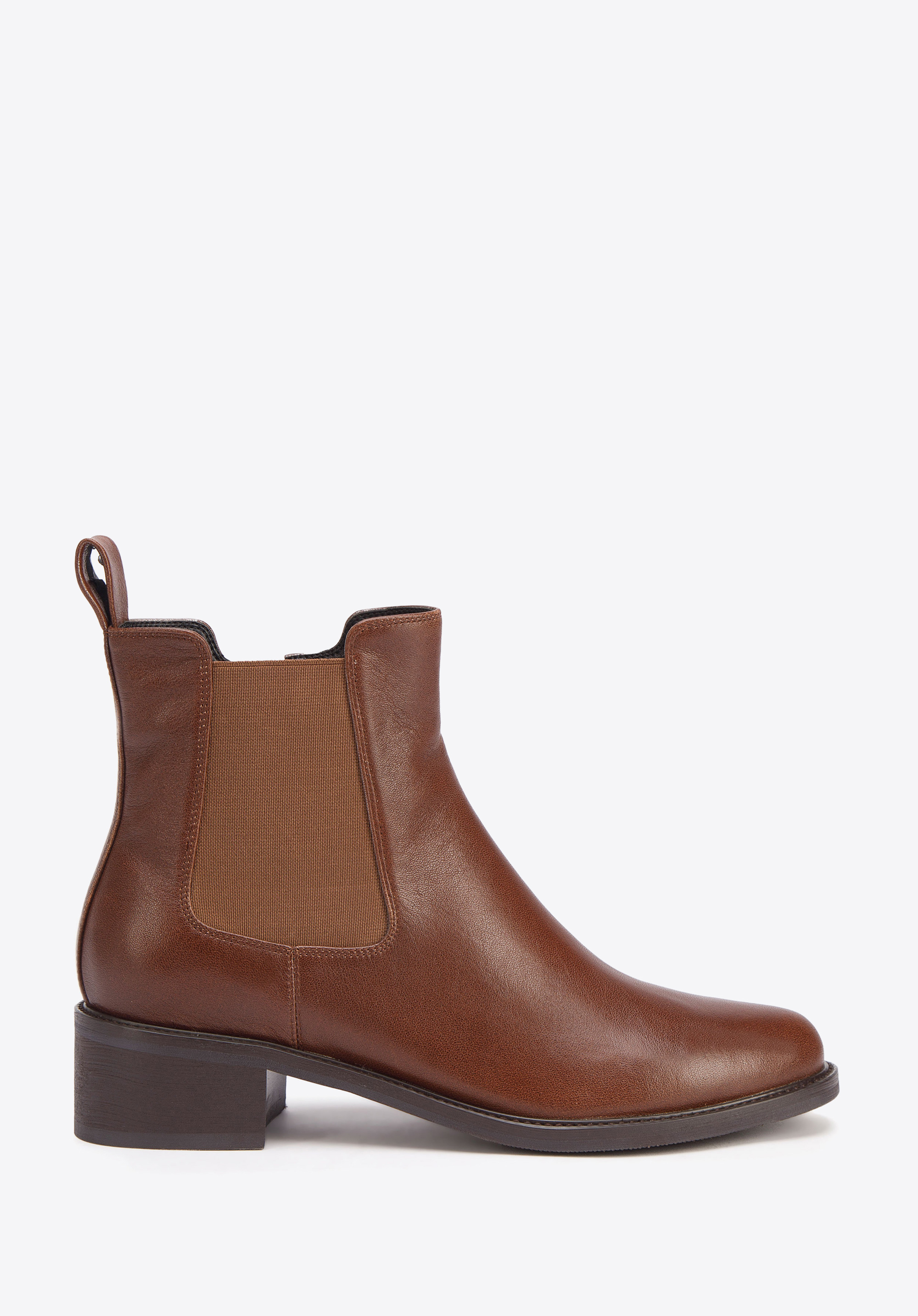 Chelsea-Boots aus Leder