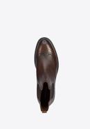 Chelsea-Stiefel aus Leder für Herren, braun, 95-M-700-4-42, Bild 5