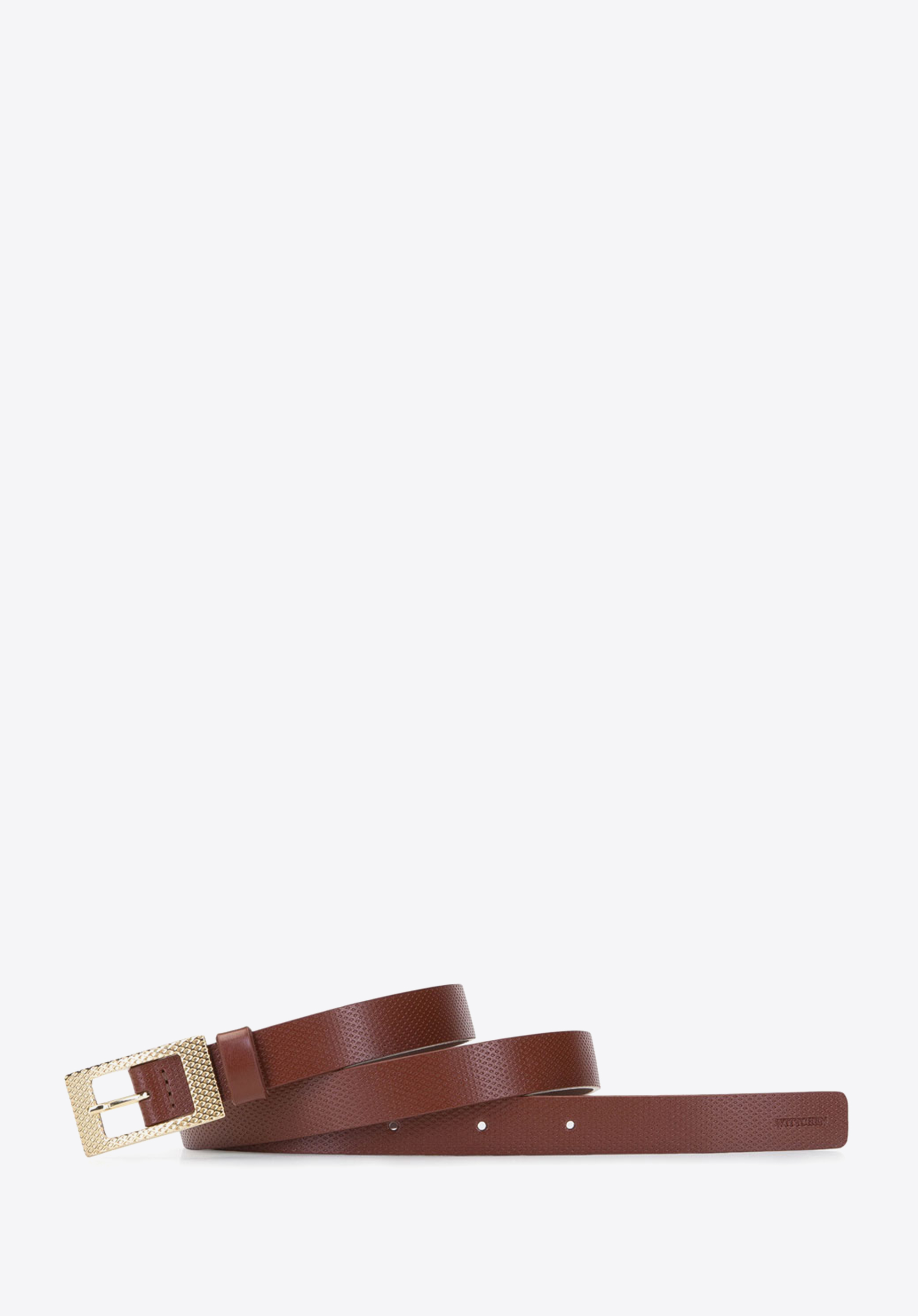 DAMENGÜRTEL AUS LEDER MIT PRÄGUNG