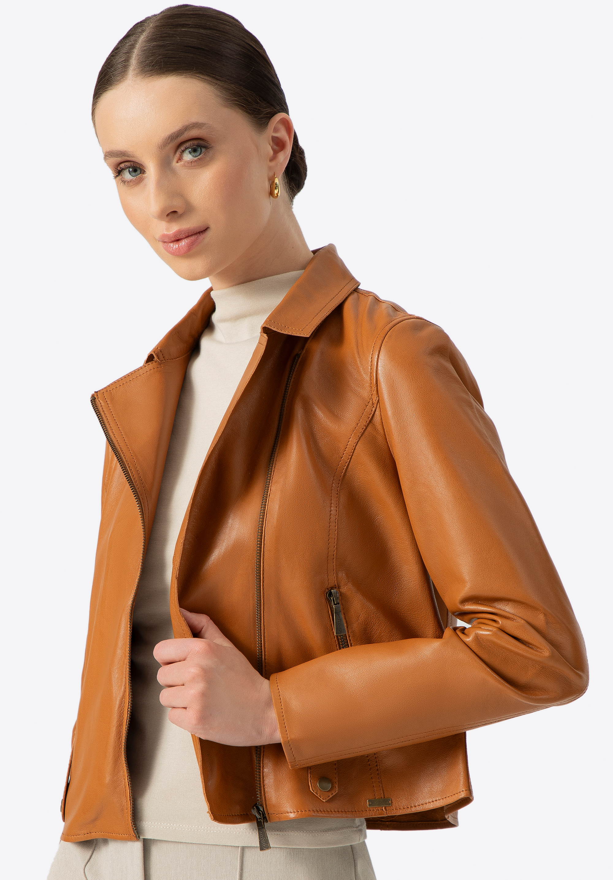 Damenjacke aus Schaffell, braun, 100-09-400-5-L, Bild 1