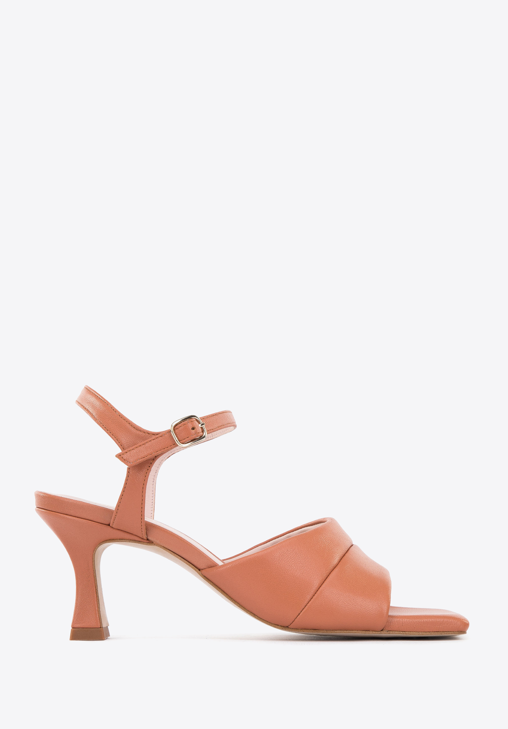 Klassische Sandaletten für Damen aus Leder, braun, 96-D-302-5-39, Bild 1