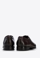 Derby-Schuhe aus Leder mit eingenähten Gummizügen, braun, 96-M-507-4-45, Bild 4