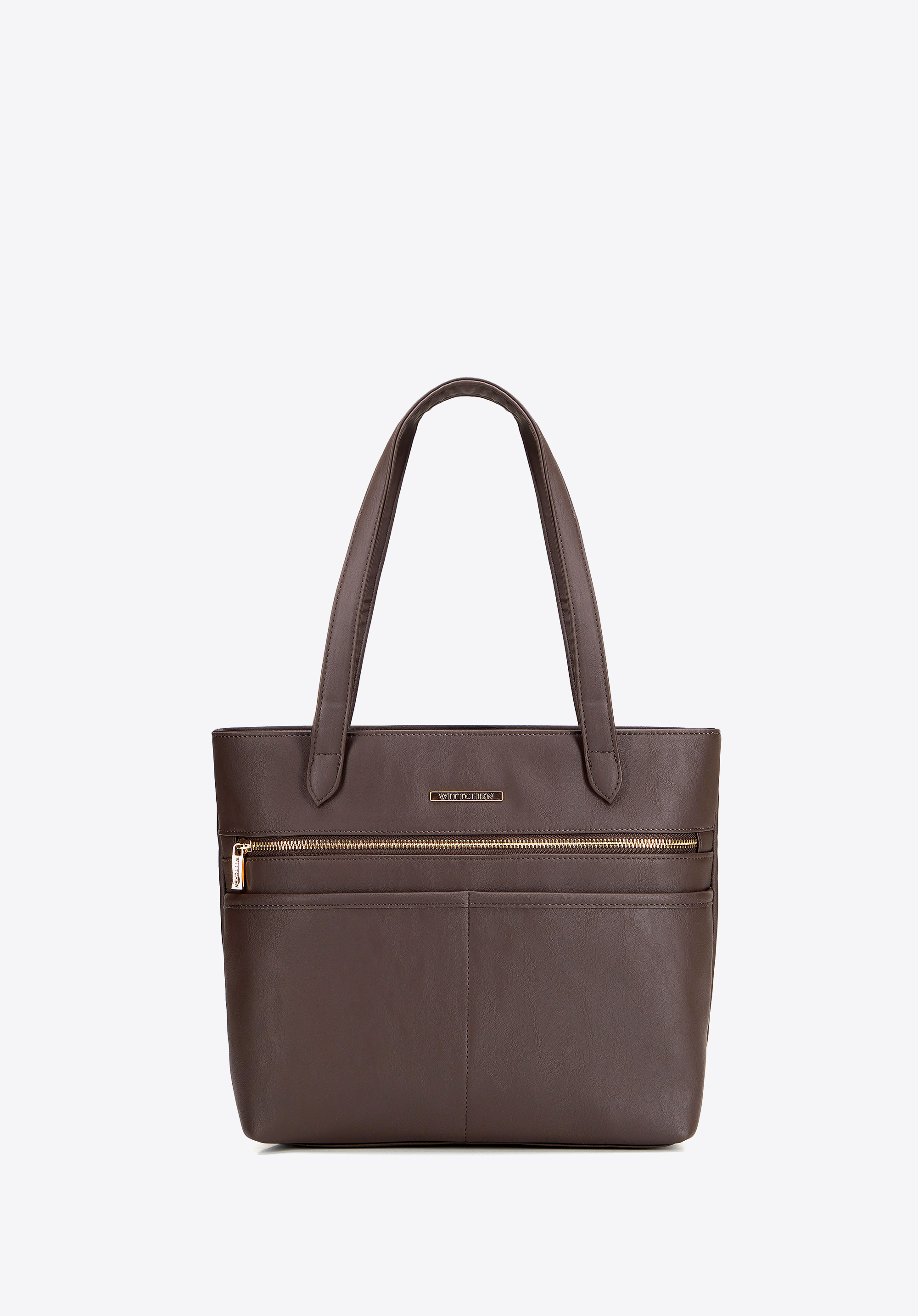 Elegante urbane Shopper-Tasche für Damen, braun, 102-4Y-012-4, Bild 1