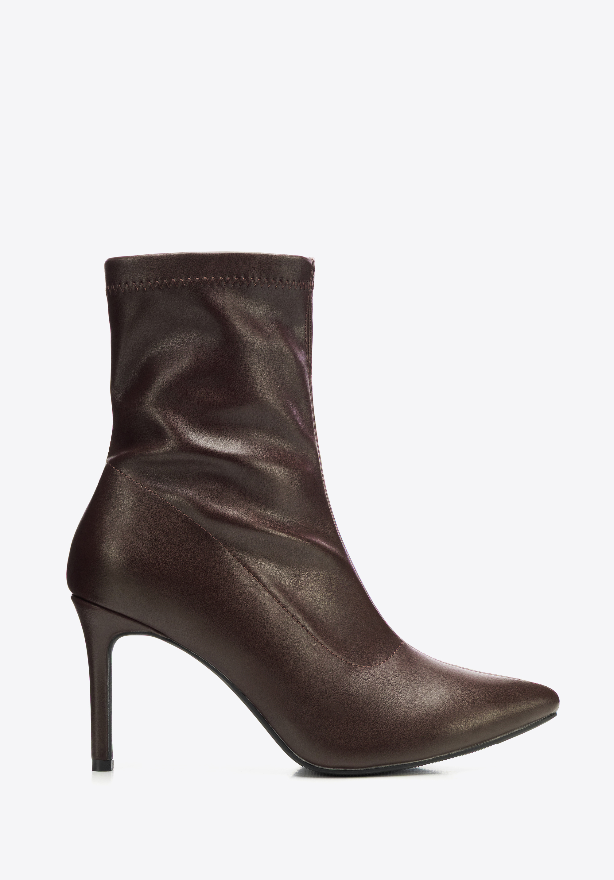 Enganliegende Damen-Stiefeletten, braun, 101-DP-851-4-38, Bild 1