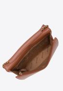 Gesteppte Damentasche aus Ökoleder mit Kette, braun, 94-4Y-519-Y, Bild 3