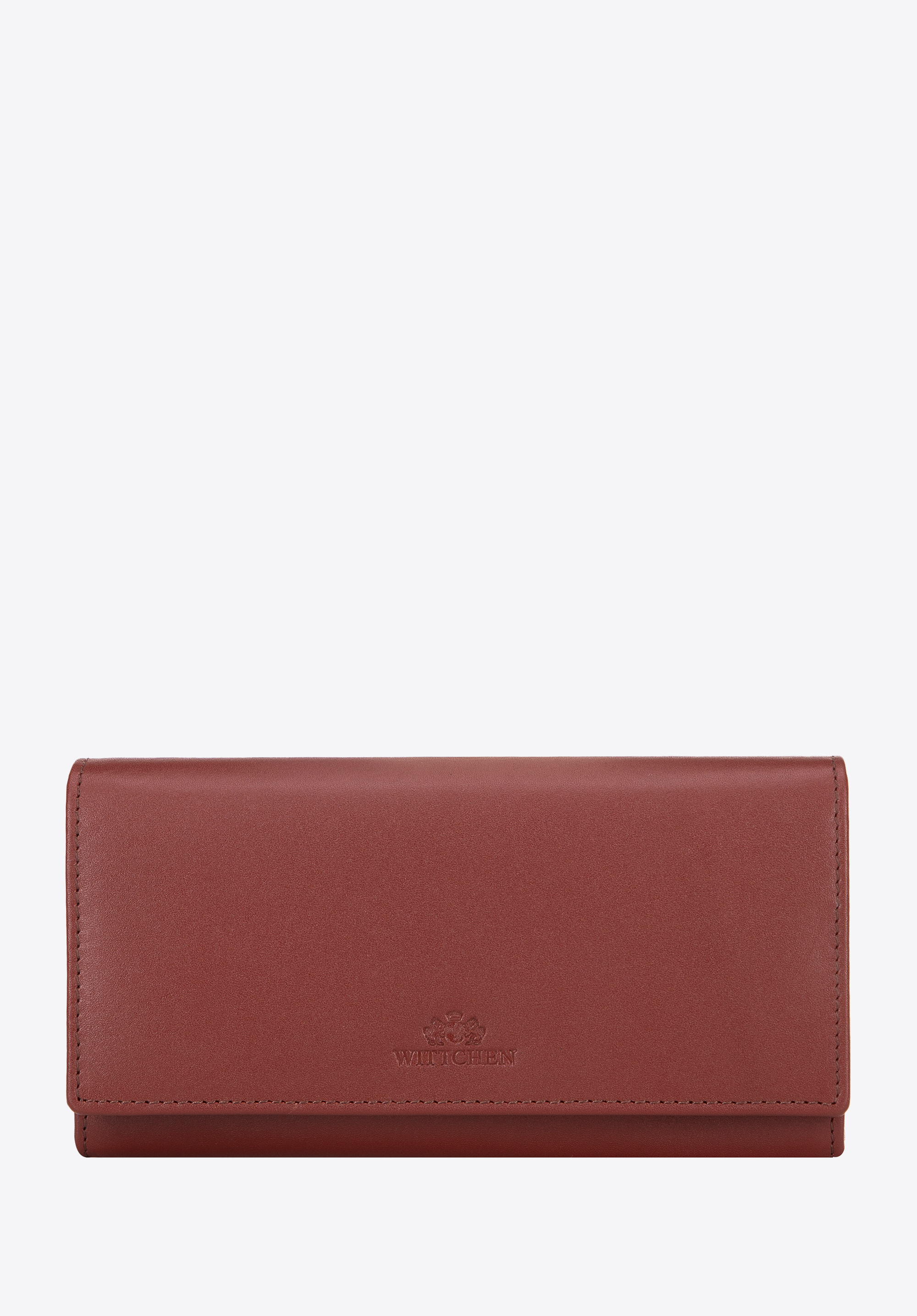 Große Damenbrieftasche aus Leder, braun, 14-1-052-L5E, Bild 1