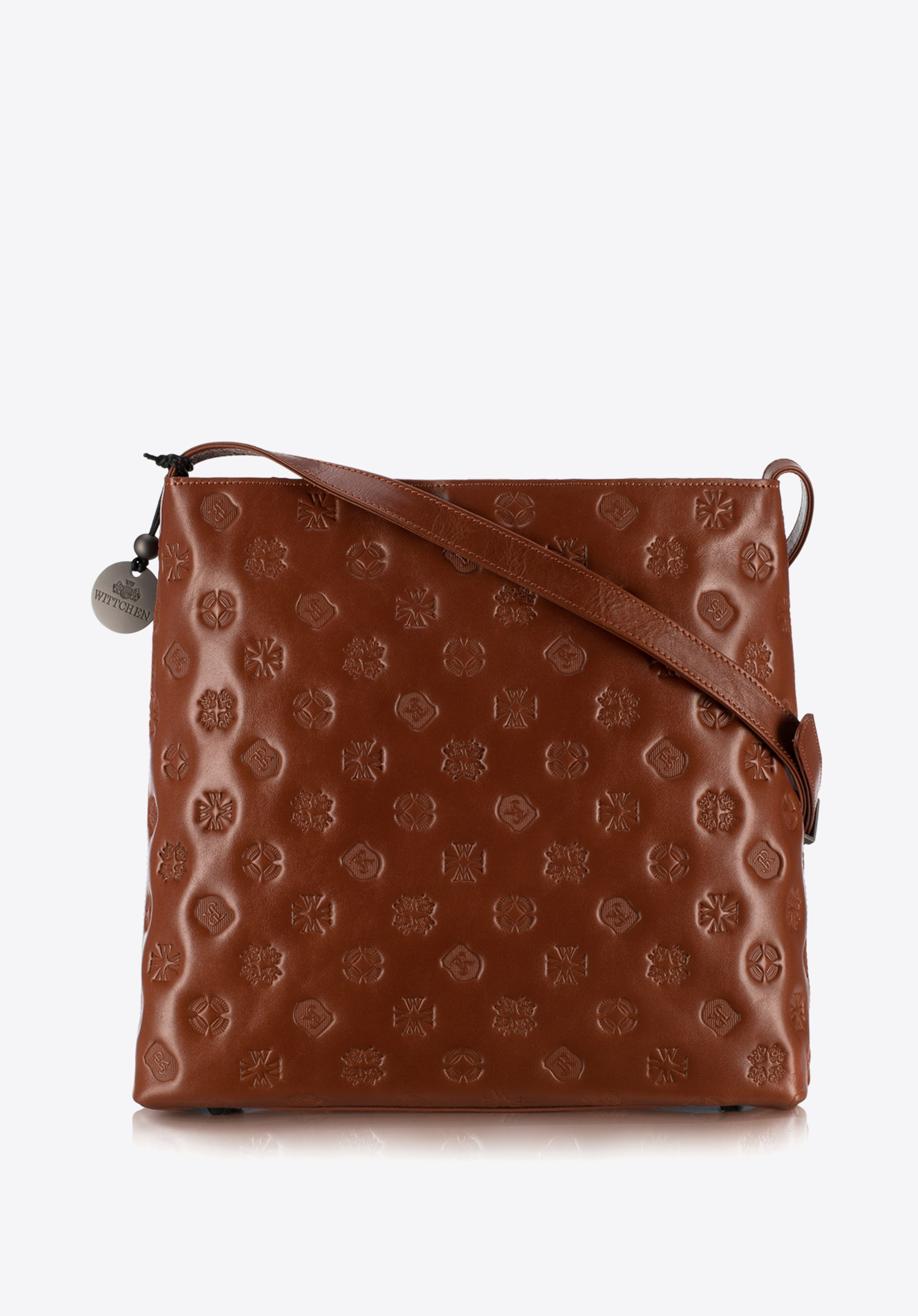 GROSSE DAMENTASCHE MIT GEPRÄGTEM MONOGRAMM