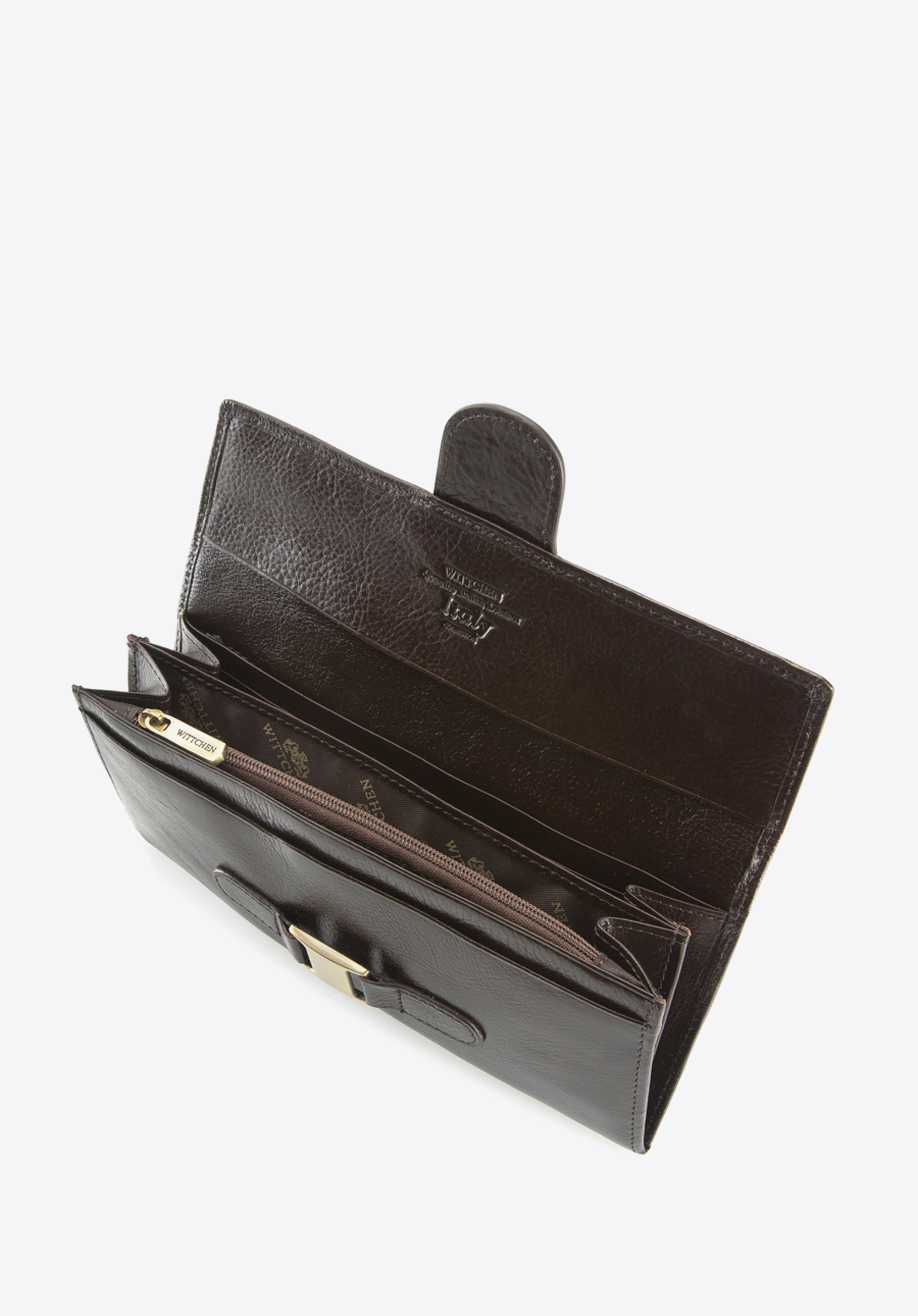 GROSSES PORTEMONNAIE FÜR DAMEN, braun, 21-1-336-4, Bild 1