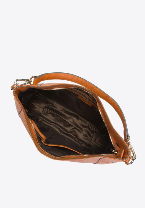 Halbmond-Tasche aus Leder, braun, 93-4E-608-5, Bild 3