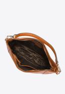 Halbmond-Tasche aus Leder, braun, 93-4E-608-5, Bild 3