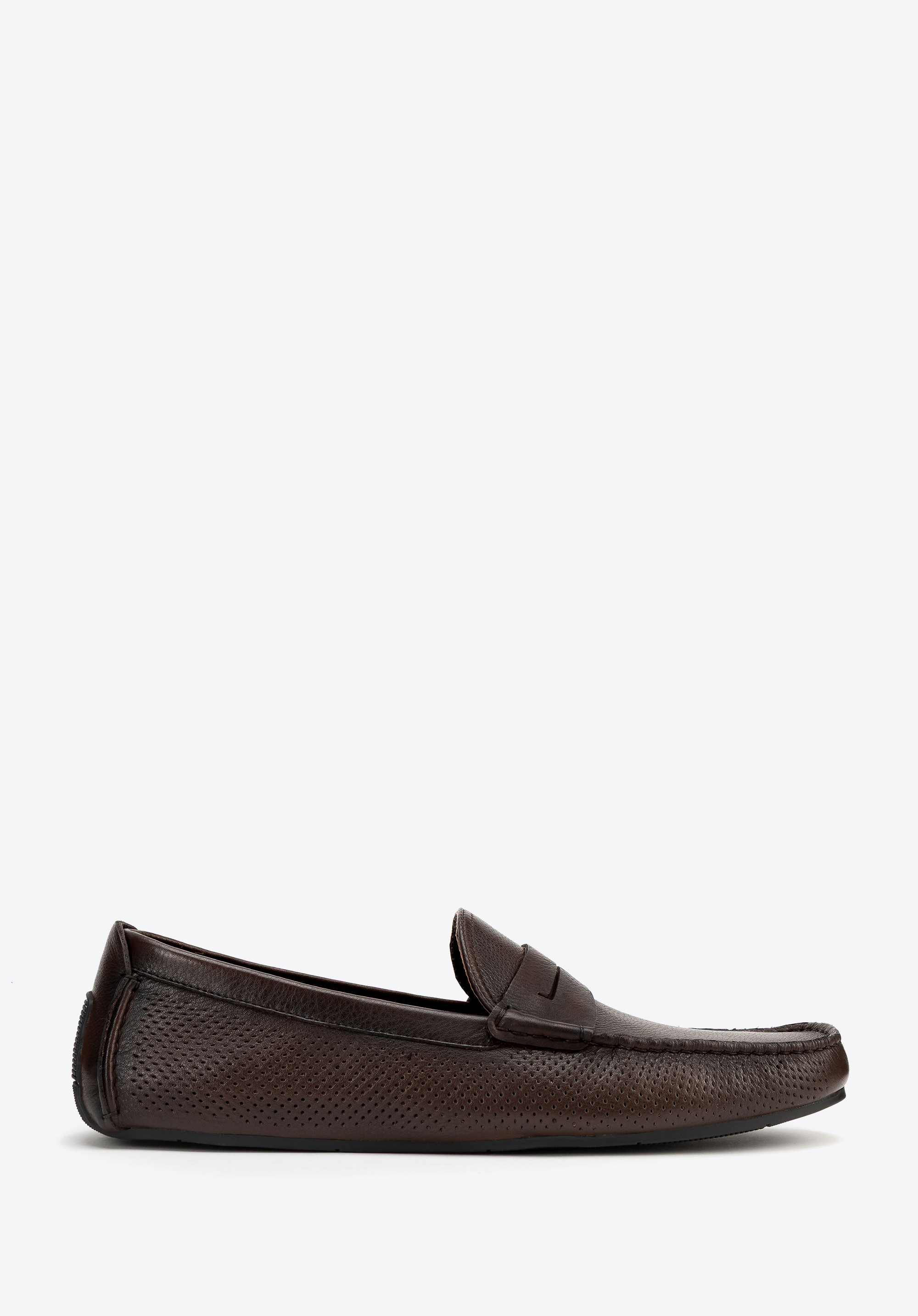 Halbschuhe aus Leder für Herren, braun, 100-M-504-4-42, Bild 1