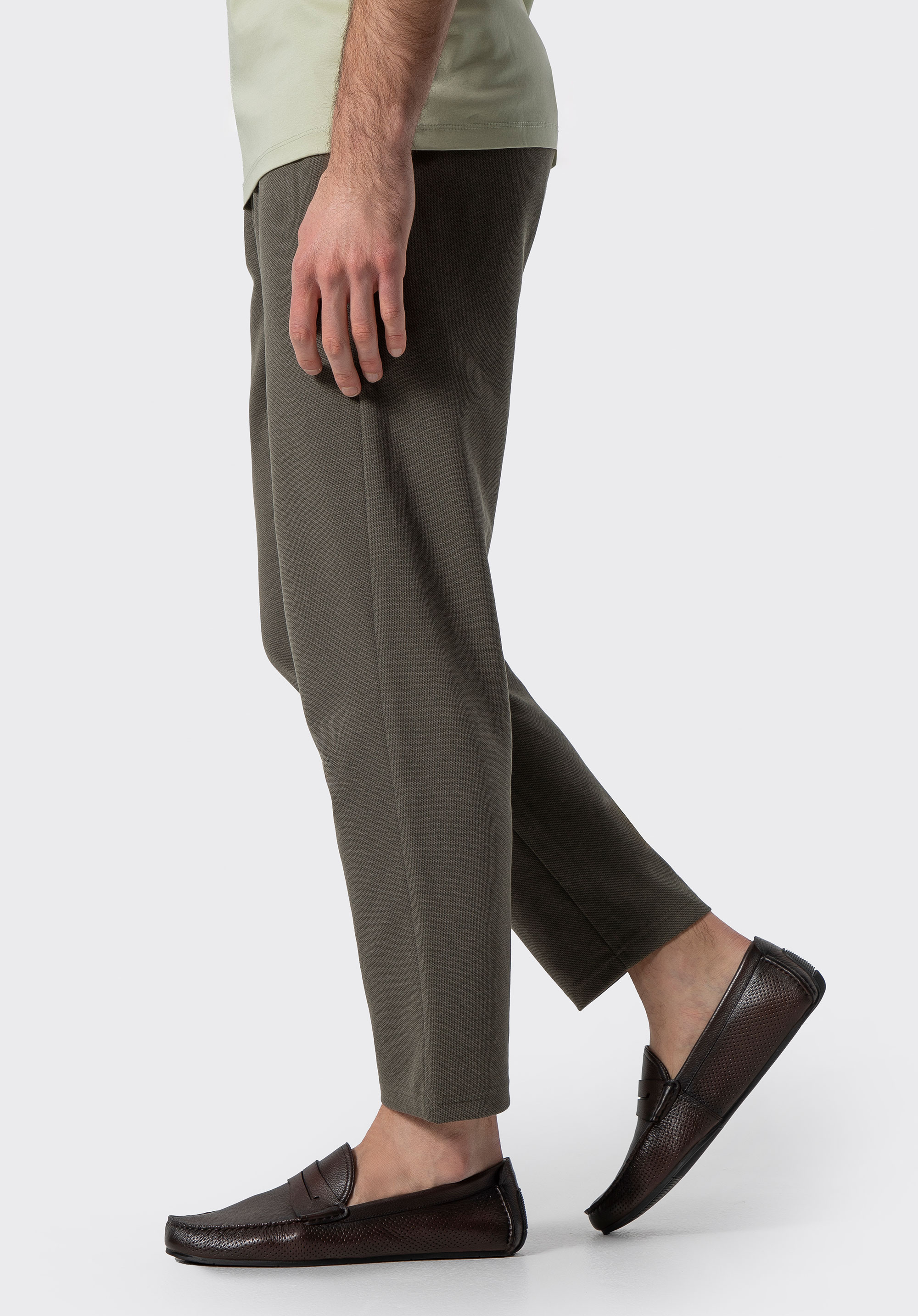 Halbschuhe aus Leder für Herren, braun, 100-M-504-4-45, Bild 1