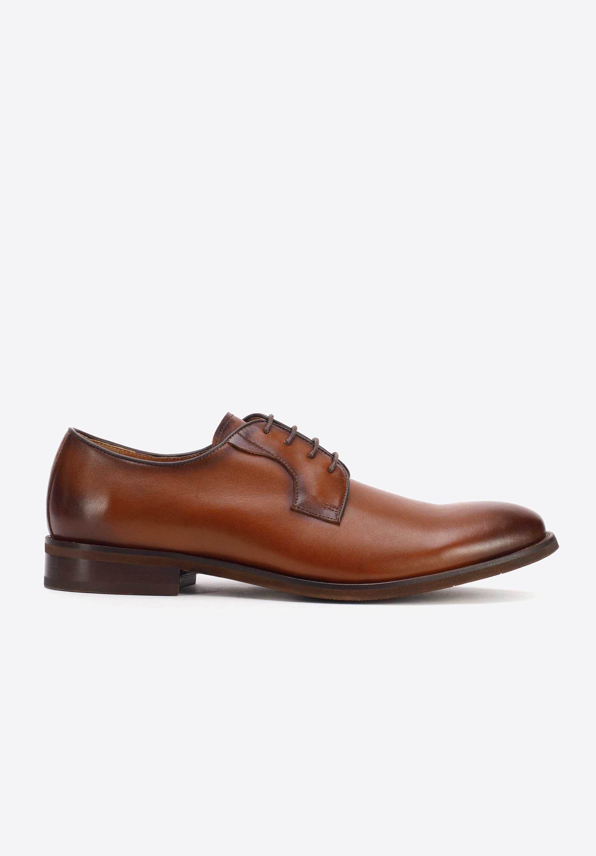 Herren- Anzugschuhe aus Leder, braun, 93-M-524-5-41, Bild 1