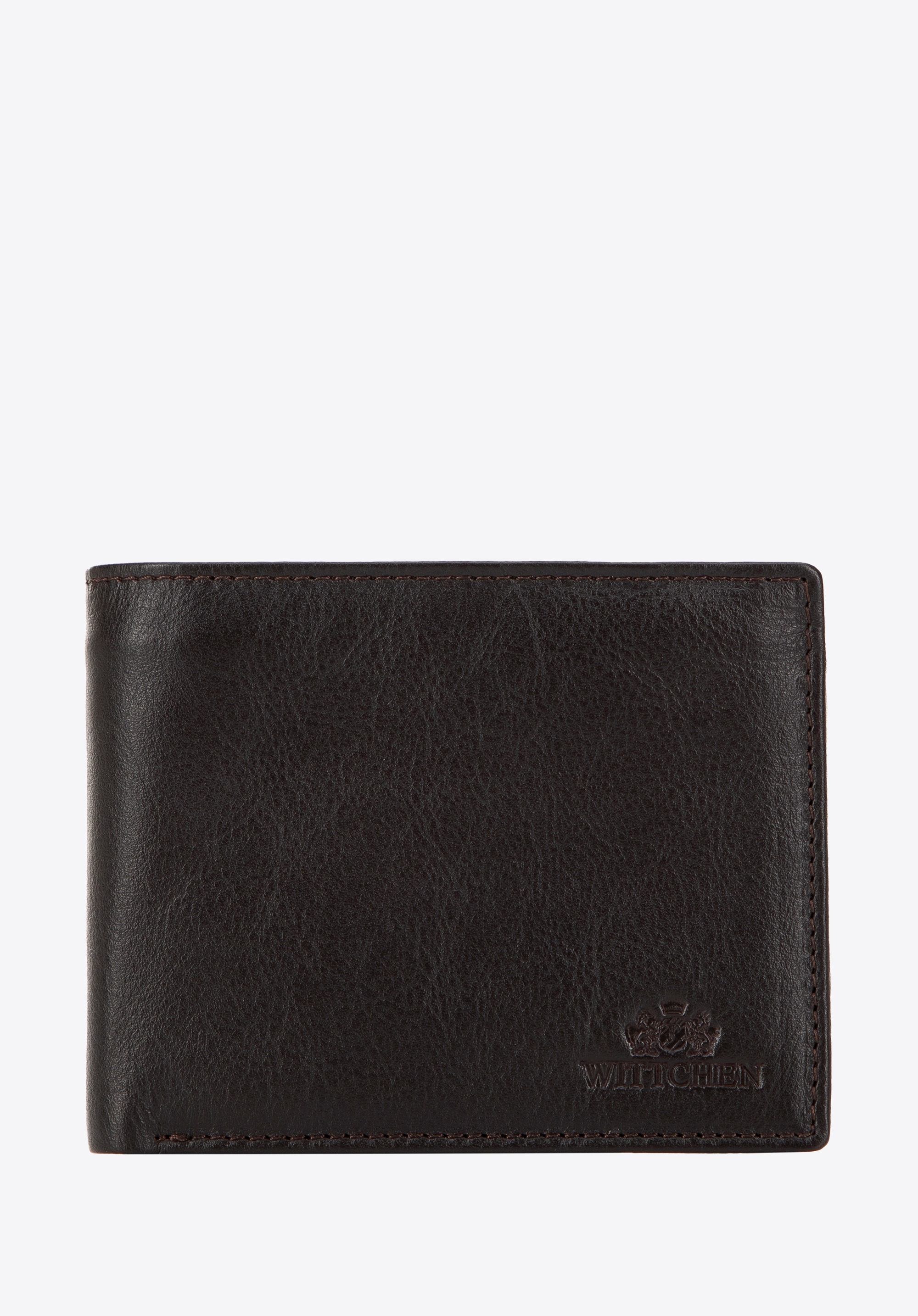 Herren Portemonnaie mittelgroß aus Leder, braun, 14-1-040-LG4, Bild 1