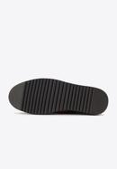Herren-Sneakers aus Leder mit dunkler Sohle, braun, 93-M-505-4-40, Bild 6