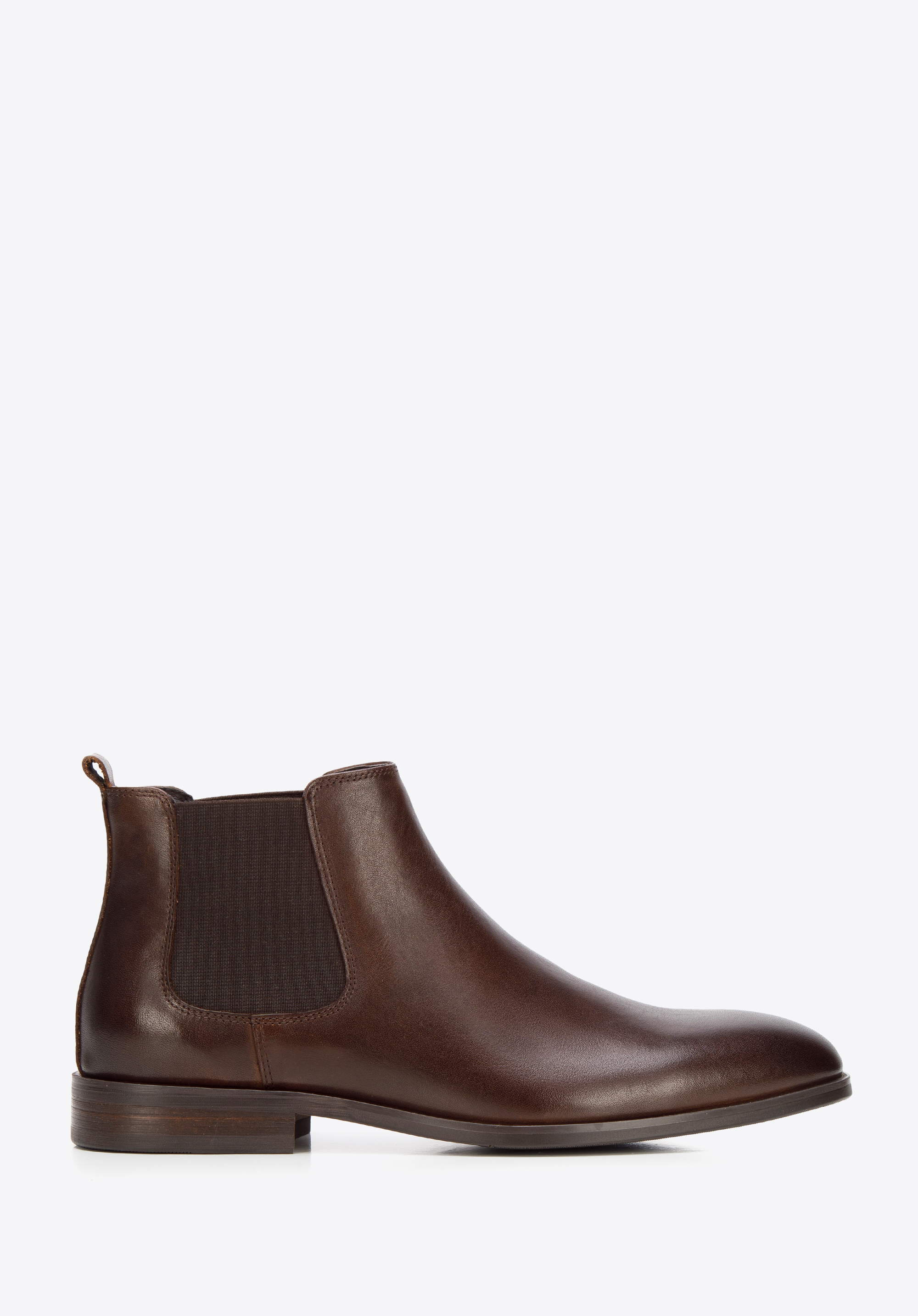 Herren-Stiefeletten aus Leder, braun, 93-M-550-4-40, Bild 1