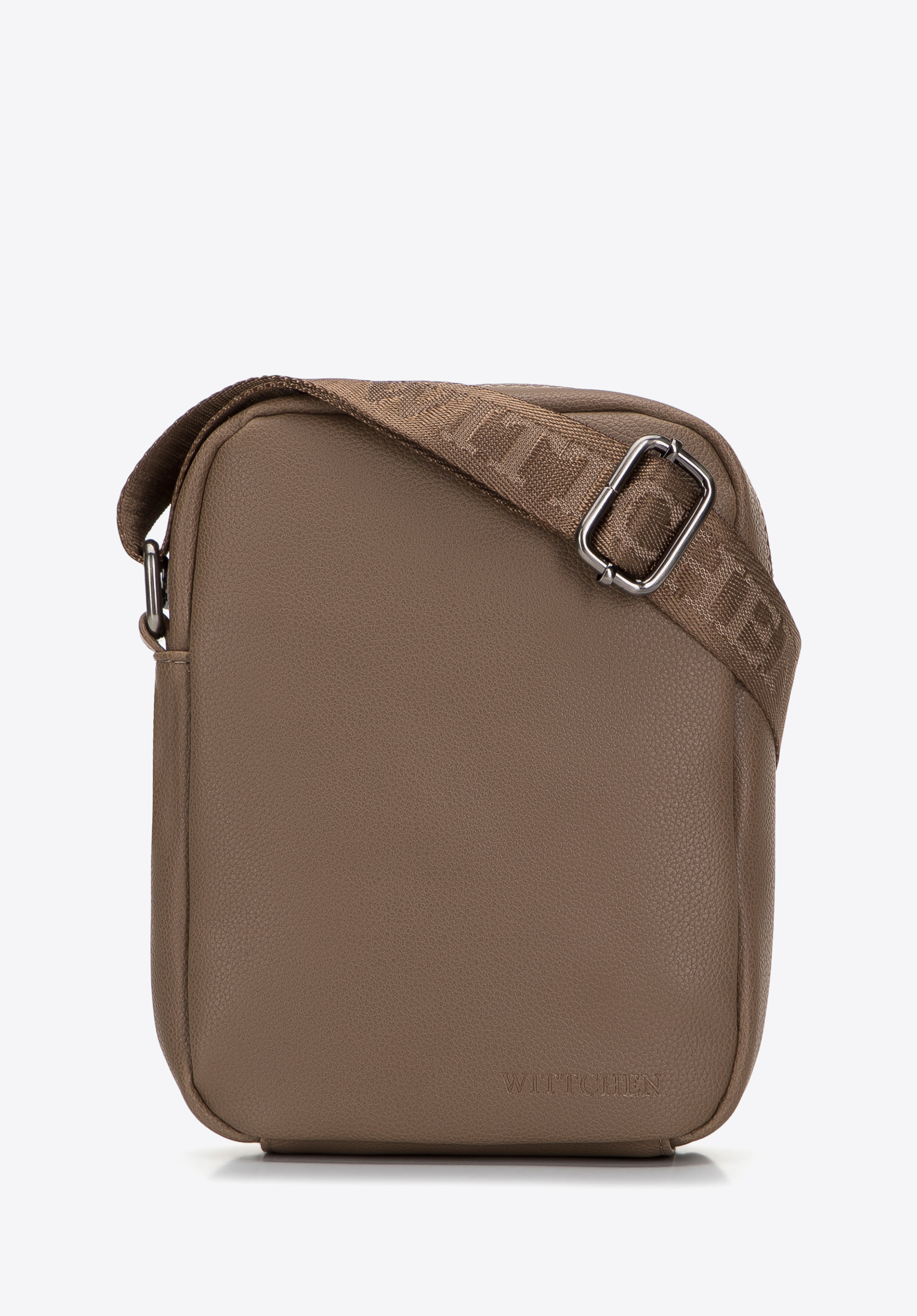 Herren-Umhängetasche aus Kunstleder, braun, 98-4P-509-4, Bild 1