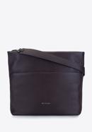 Hobo-Tasche aus Leder, braun, 93-4E-606-4, Bild 1