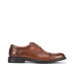 Klassische Derby-Schuhe aus Leder, braun, 95-M-503-5-42, Bild 1