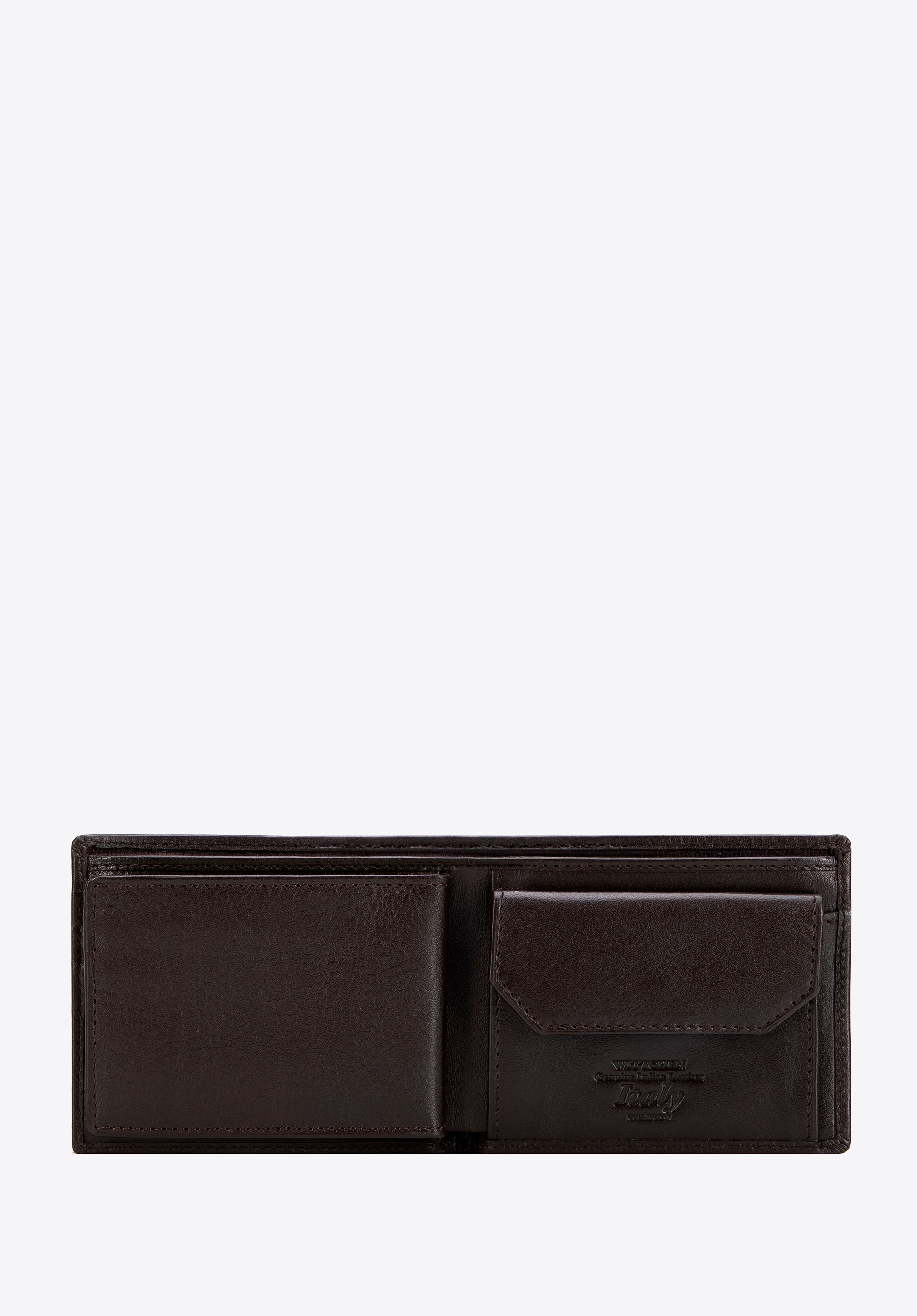 Klassische Herrenbrieftasche aus Leder, braun, 21-1-019-L40, Bild 1