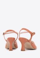 Klassische Sandaletten für Damen aus Leder, braun, 96-D-300-1-37, Bild 5