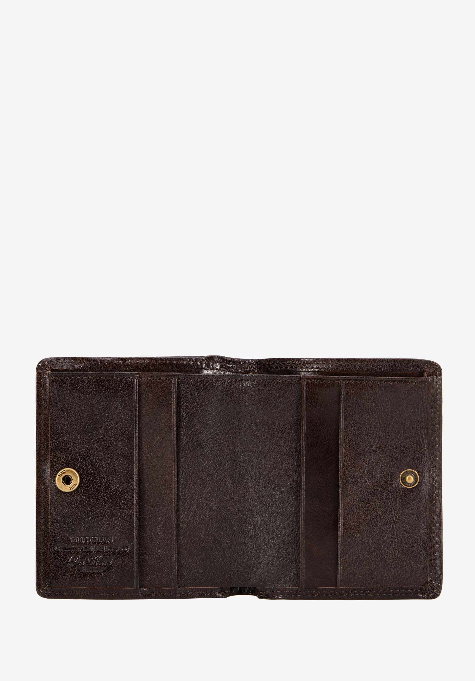 Kleine Herrenbrieftasche aus Leder, braun, 39-1-123-3L, Bild 1