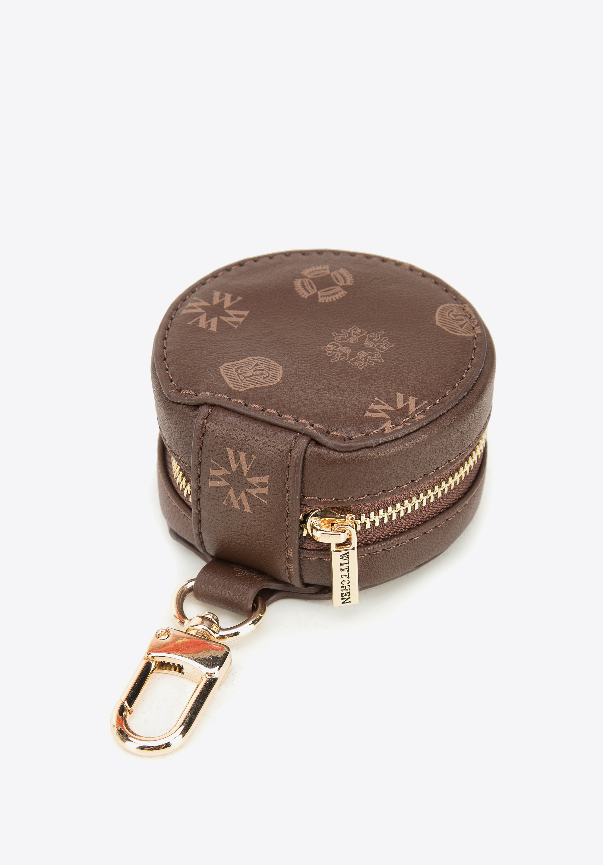 Schlüsselanhänger mit Etui aus Echtleder