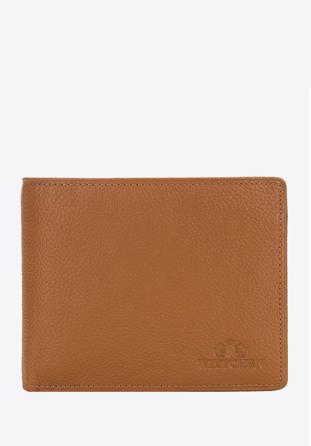Mittelgroße Brieftasche aus Leder, braun, 02-1-040-5L, Bild 1