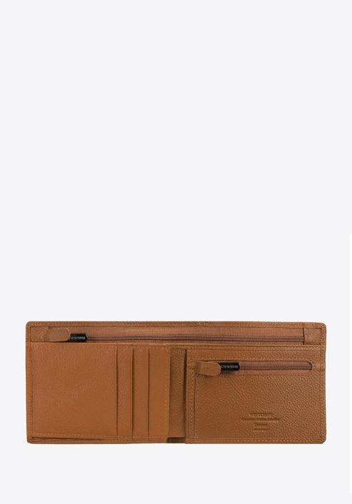 Mittelgroße Brieftasche aus Leder, braun, 02-1-040-5L, Bild 2