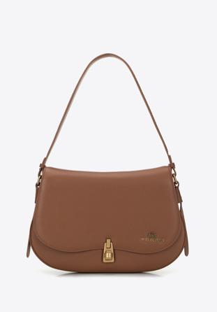 Mittelgroße Handtasche für Frauen, braun, 98-4E-216-5, Bild 1