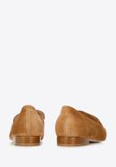 Mokassins aus Wildleder mit quadratischer Schuhspitze, braun, 94-D-105-P-39_5, Bild 5