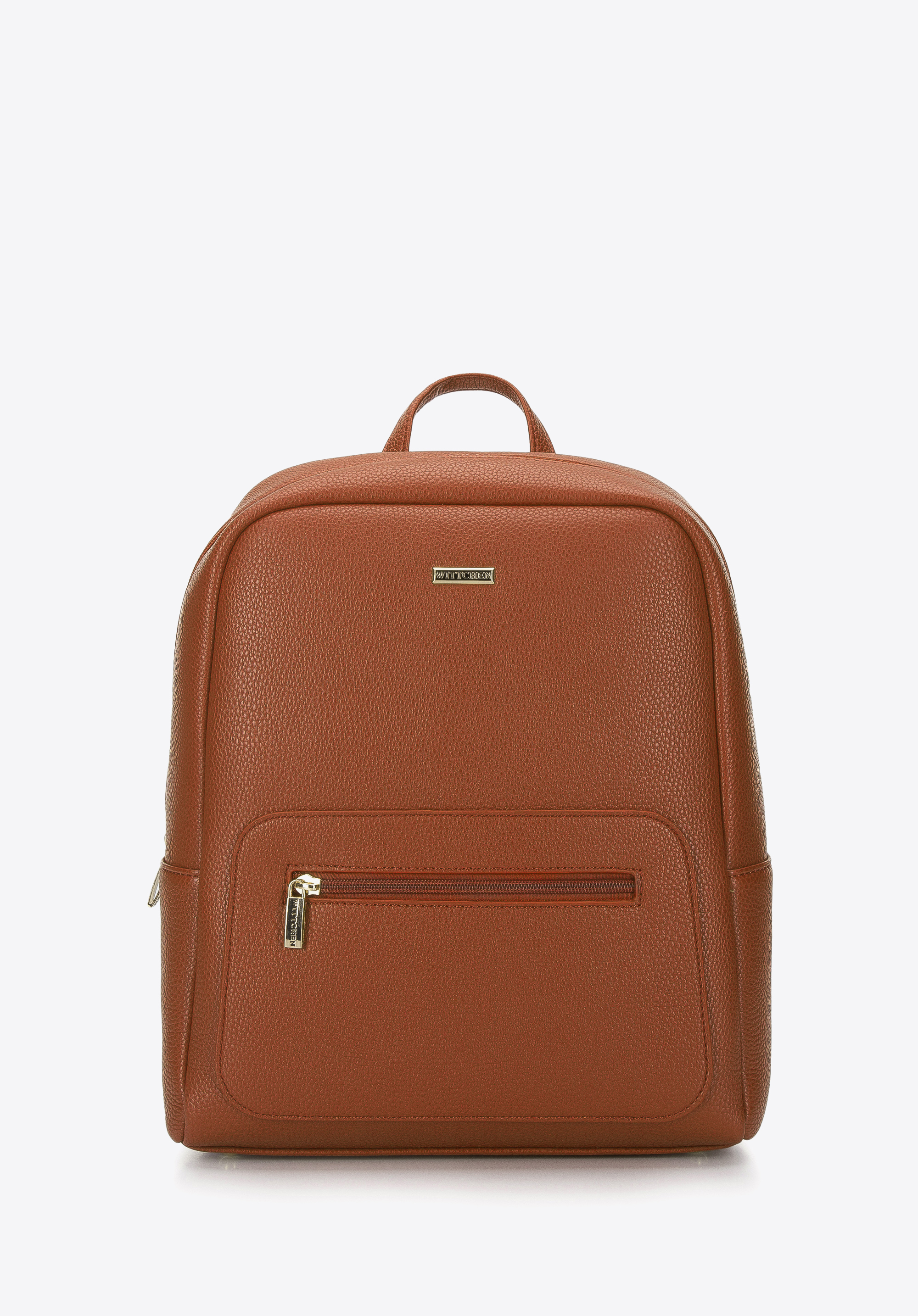 Rechteckiger Damen-Rucksack, braun, 94-4Y-620-5, Bild 1