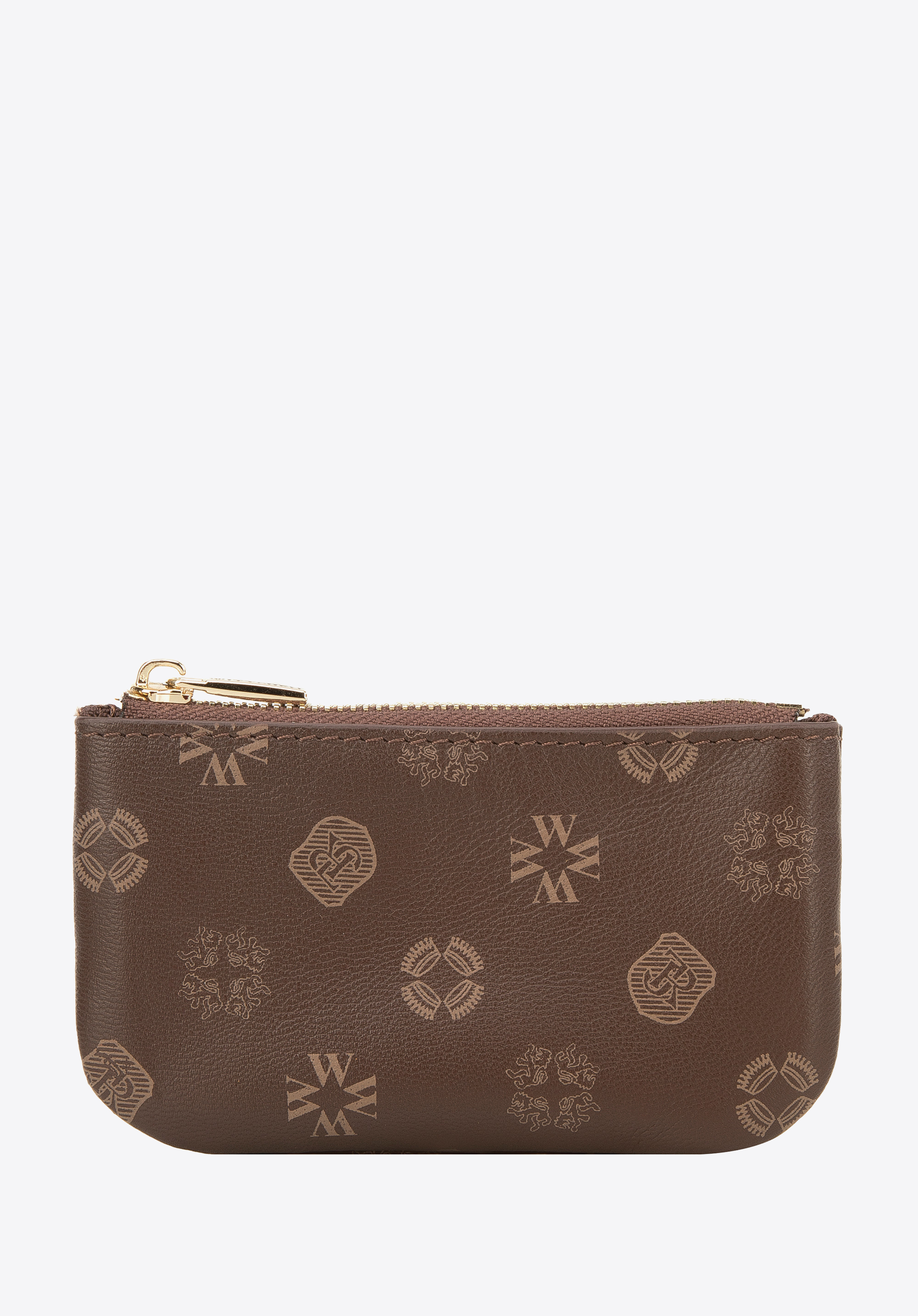 Schlüsseletui aus Echtleder mit Monogramm