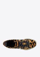 Sneakers für Damen aus Wildleder mit Tiermuster, braun-schwarz, 97-D-101-4-39, Bild 5