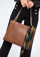 Shopper-Tasche aus Leder mit drei Fächern, braun, 97-4E-621-1S, Bild 16