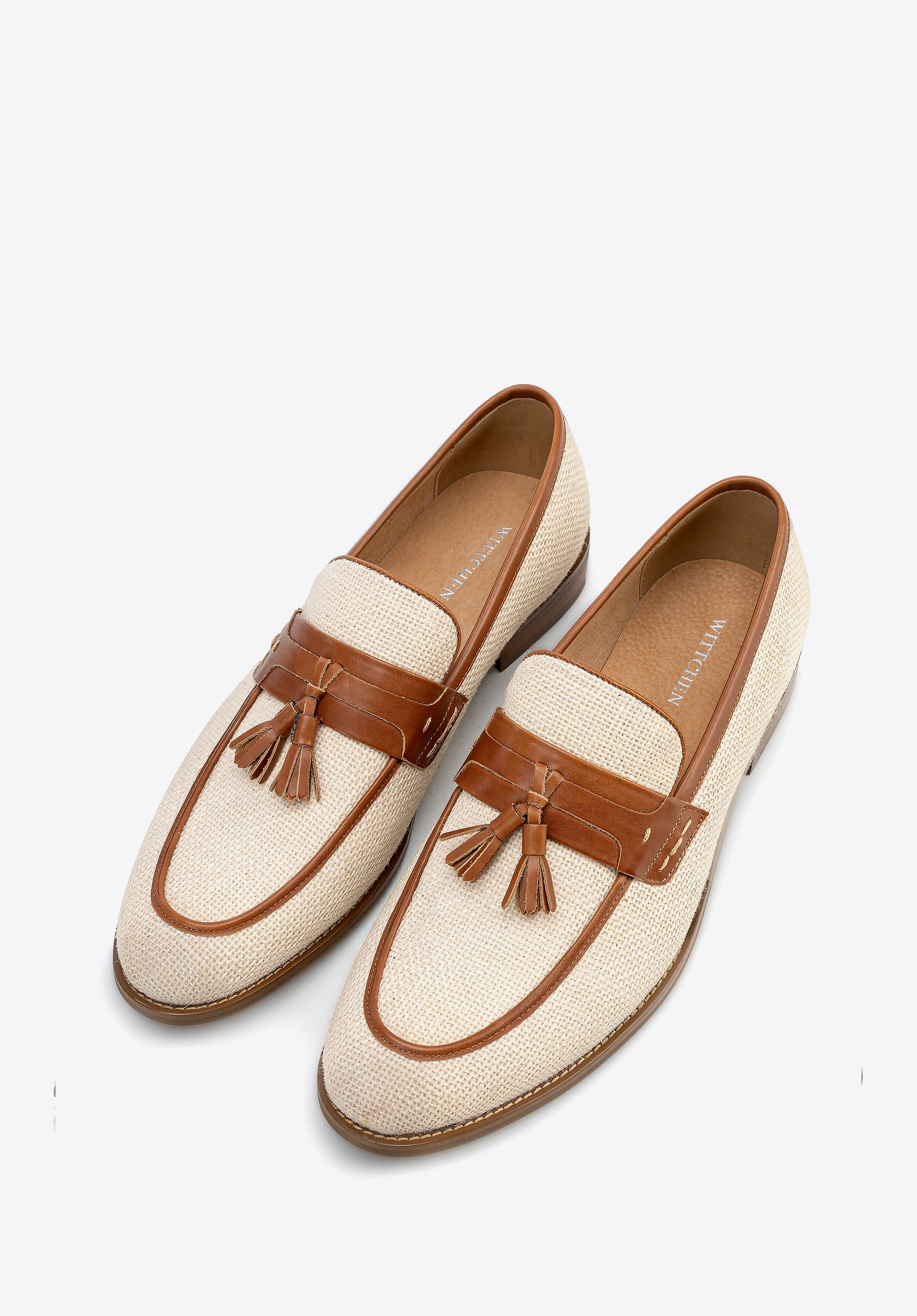 Tassel-Loafer für Herren, beige-braun, 100-M-701-5-45, Bild 1