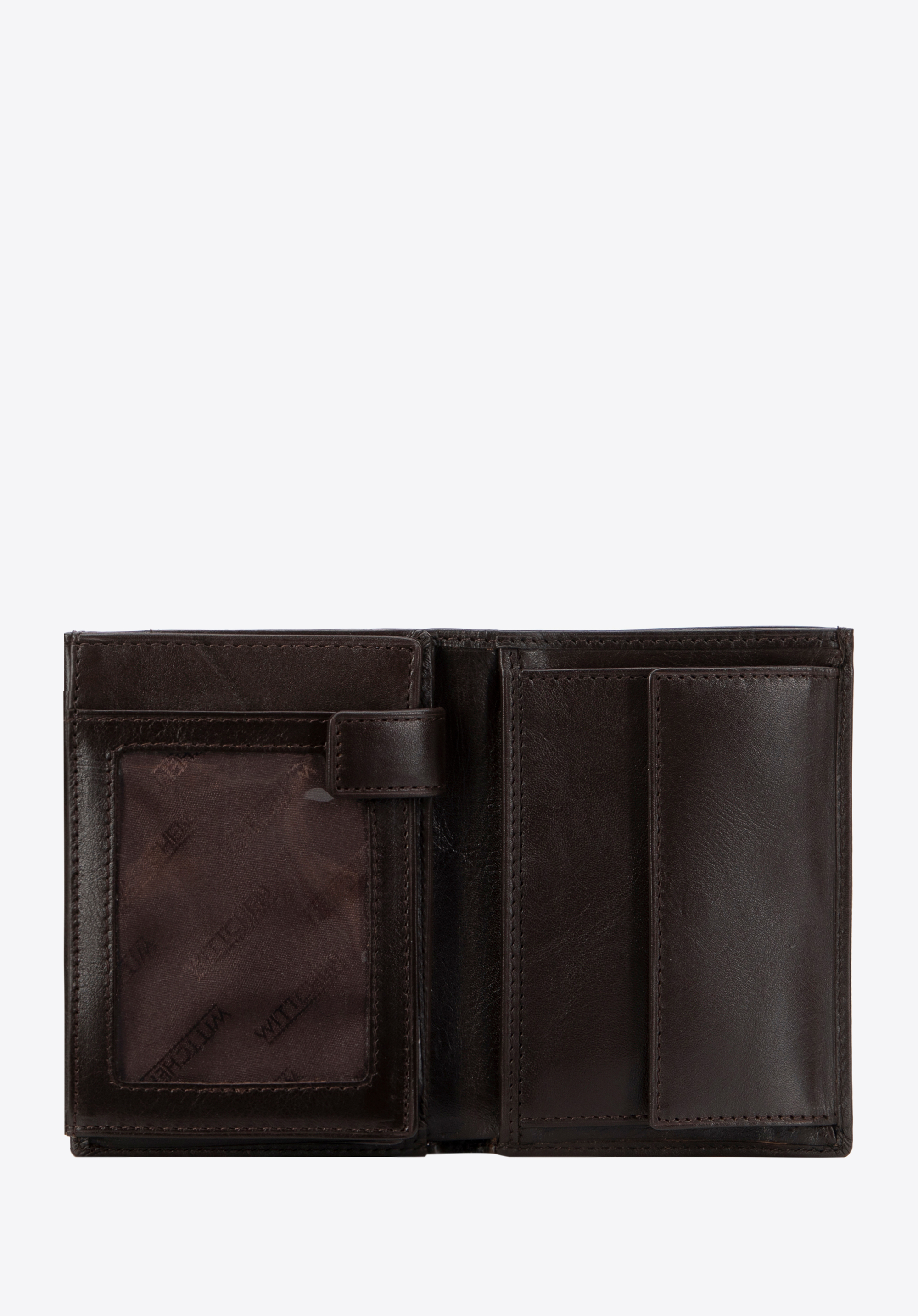 Vertikale Herrenbrieftasche aus Leder, braun, 21-1-265-40, Bild 1