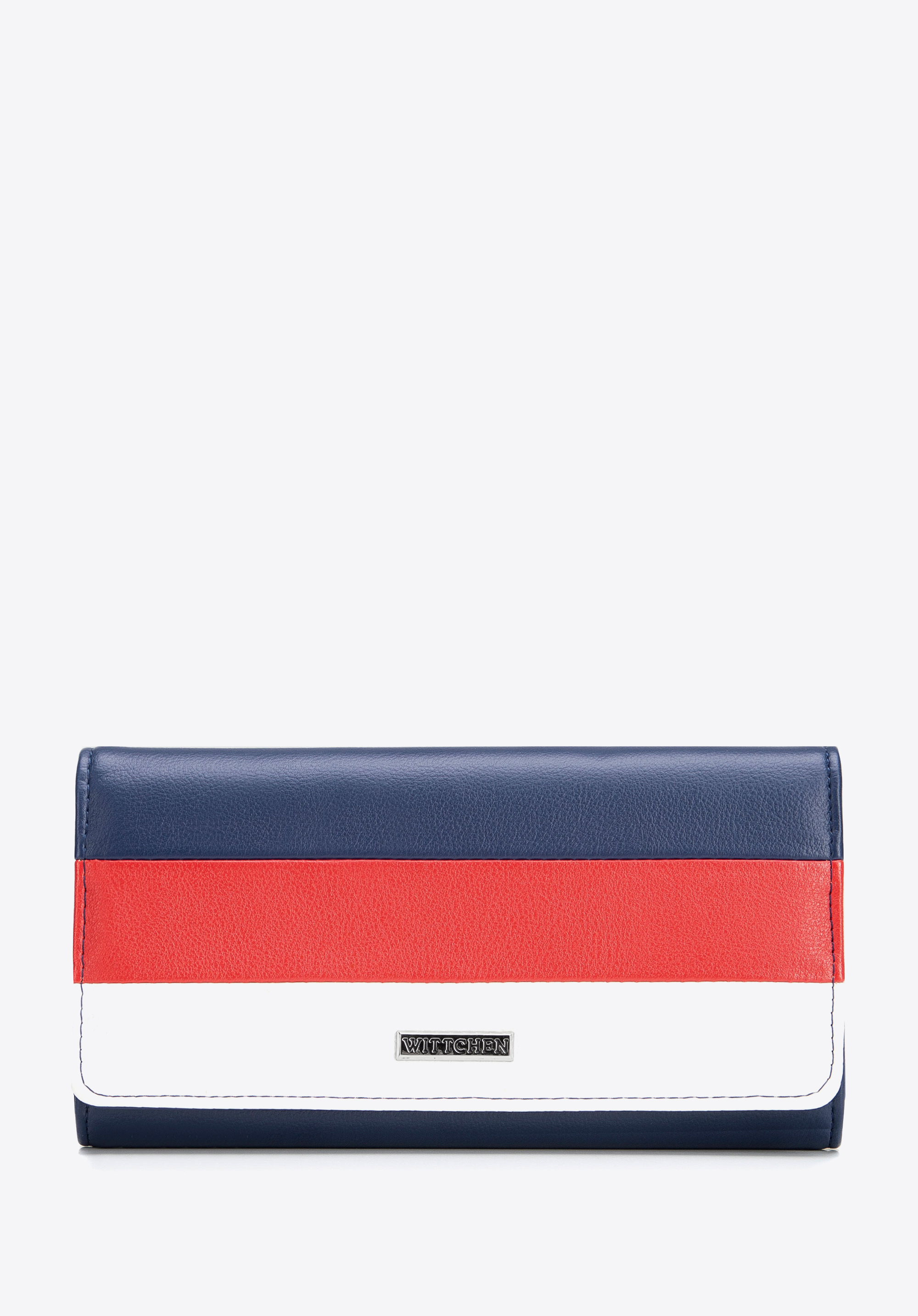 Damen-Lederset: Geldbörse und Gürtel, bunt, 93-S-001-SM, Bild 1
