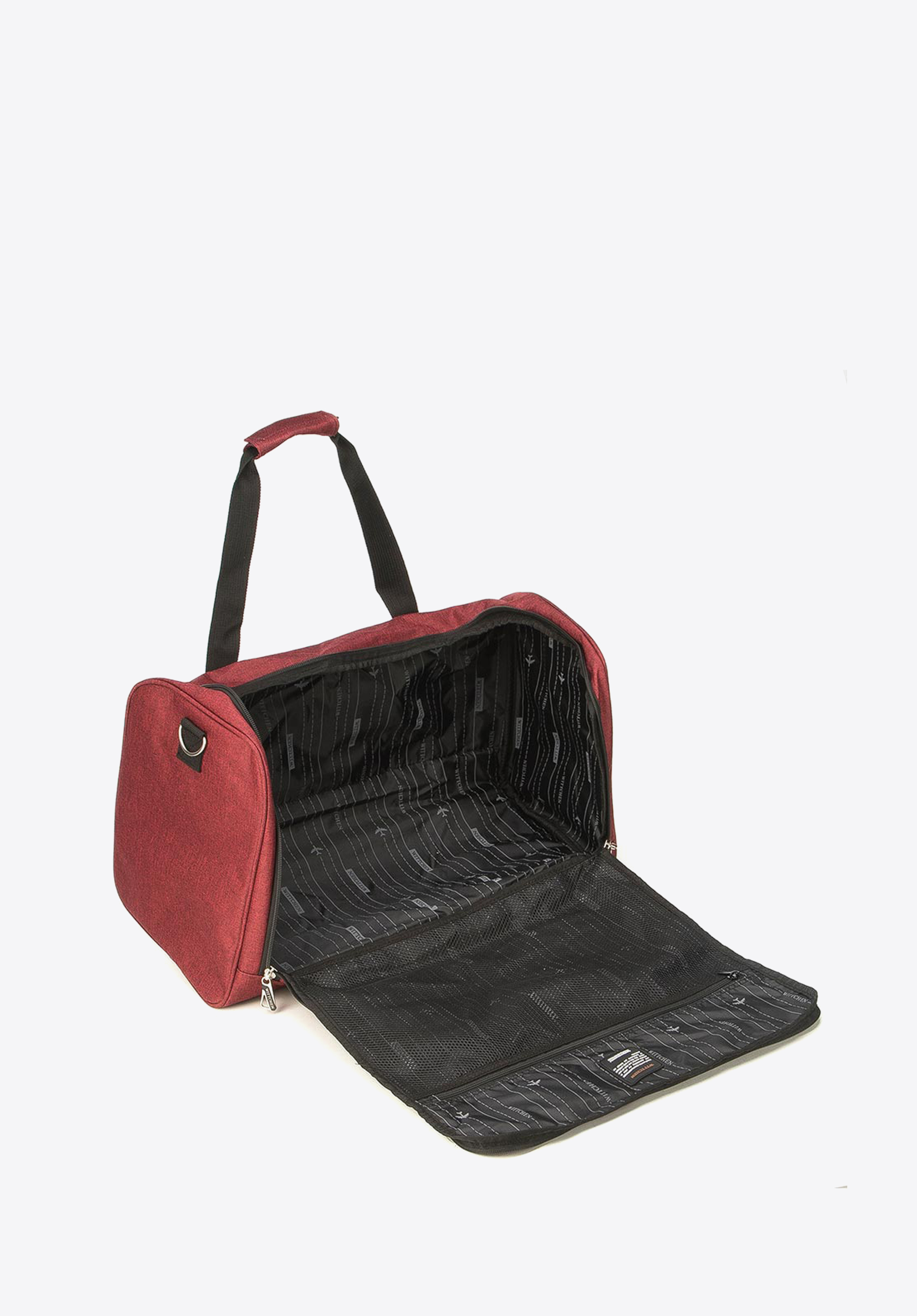 Mittelgroße Reisetasche, burgunderrot, 56-3S-942-35, Bild 1