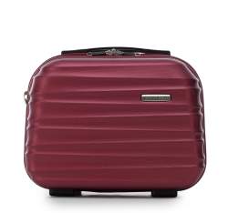 Utazó neszeszer táska ABS műanyagból, sötét vörös, 56-3A-314-31, Fénykép 1