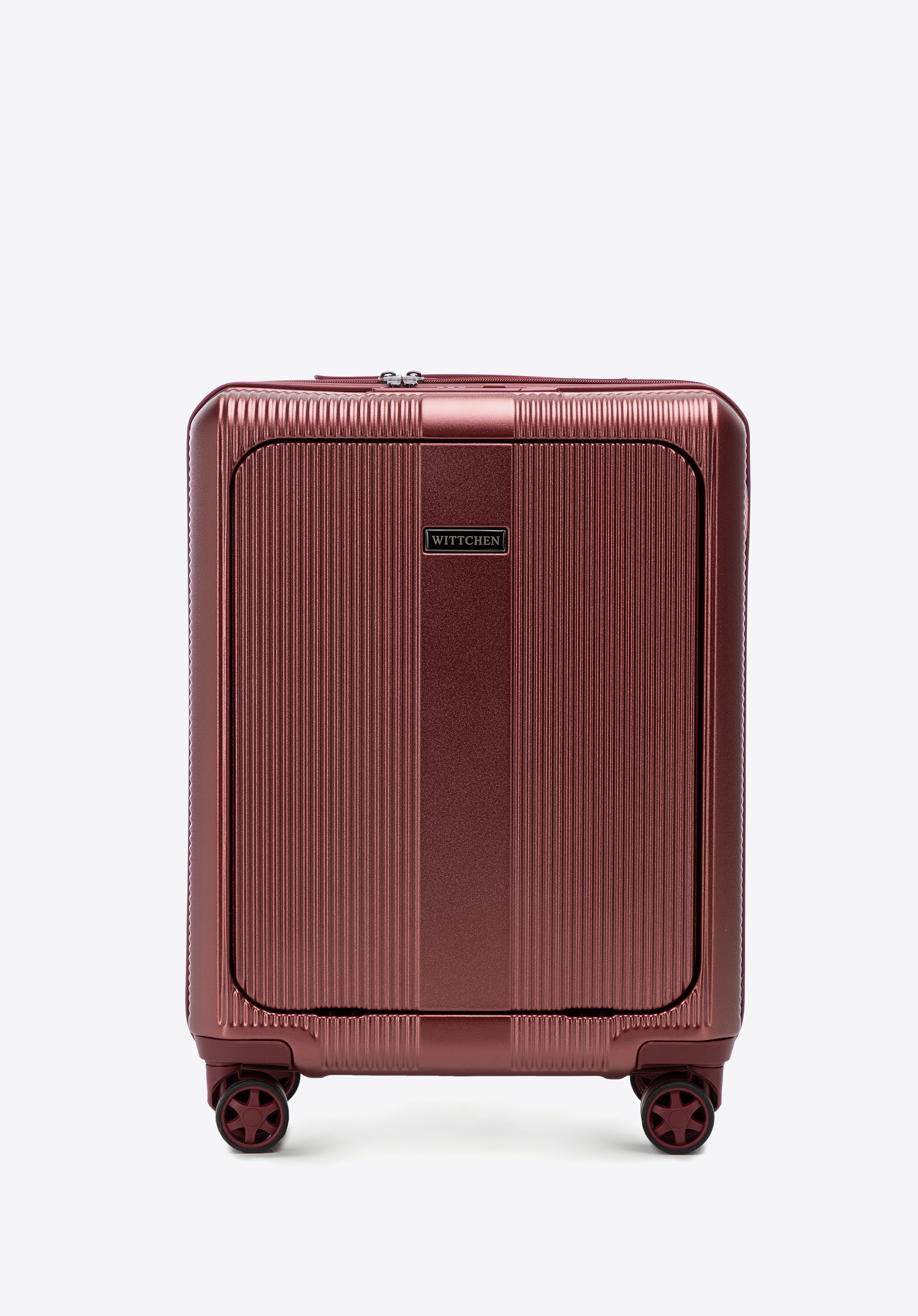 Kabinové zavazadlo s polykarbonátu s kapsou na 15” notebook, burgundová, 56-3P-900-36, Obrázek 1