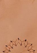 Mănuși de piele pentru femei cu o adâncime, camel, 39-6-552-LB-M, Fotografie 5