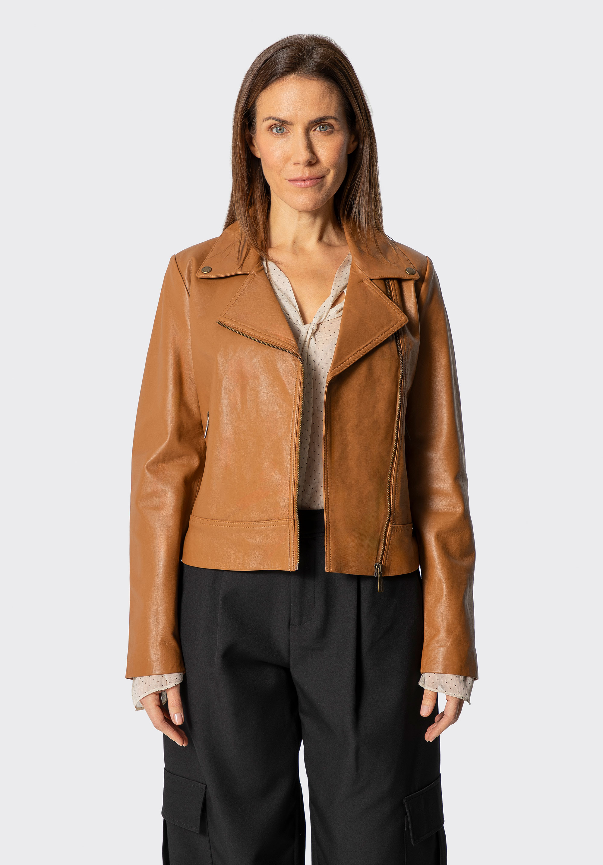 Női bőr motoros kabát, Carmel, 100-09-804-5-L, Fénykép 1