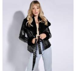 Dámská bunda, černá, 95-9P-106-1-XL, Obrázek 1