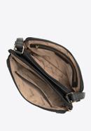 Dámská dvoukomorová kabelka z ekologické kůže s ozdobnými klopami, černá, 97-4Y-613-4, Obrázek 3