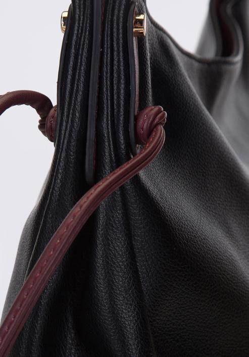 Dámská kabelka, černá, 93-4Y-604-12, Obrázek 5
