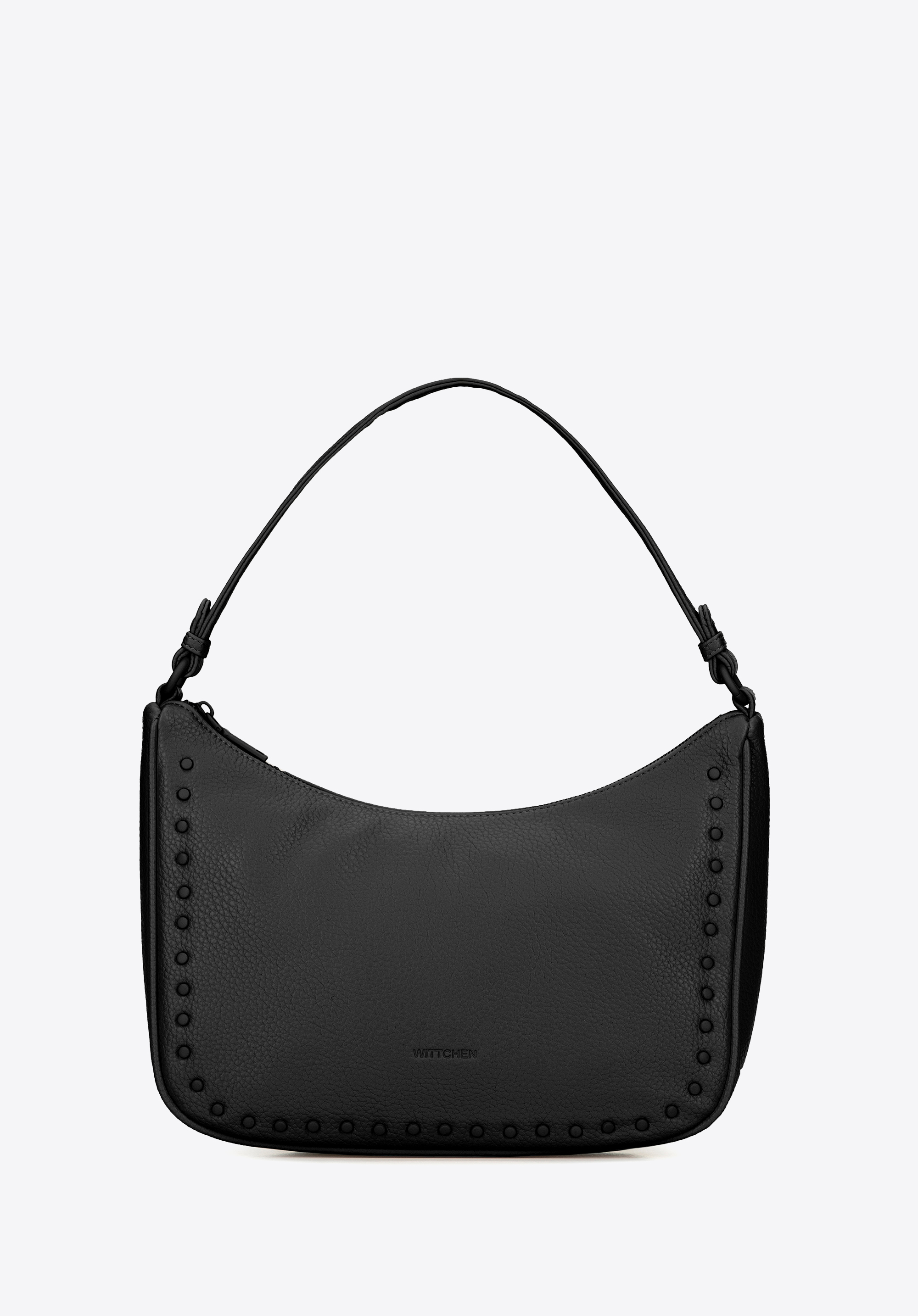 Dámská kabelka přes rameno z umělé kůže, černá, 101-4Y-702-1, Obrázek 1