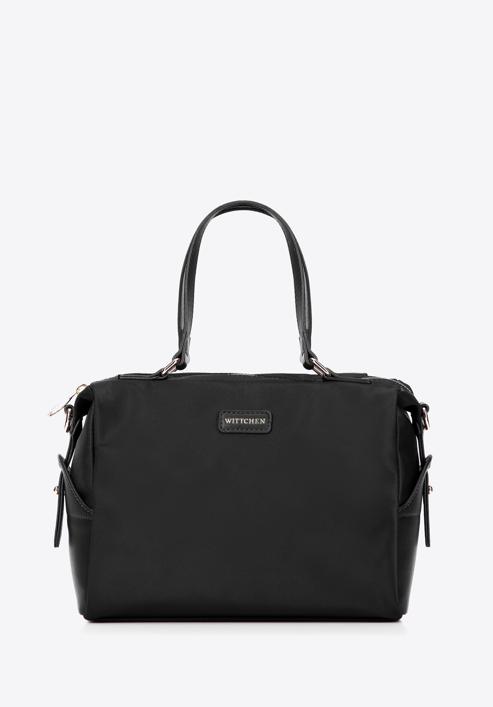 Dámská kabelka s nylonu, černá, 97-4Y-104-Z, Obrázek 1