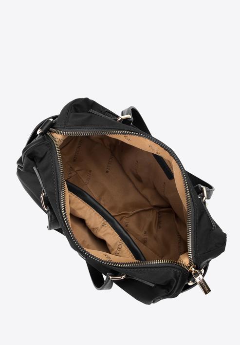 Dámská kabelka s nylonu, černá, 97-4Y-104-Z, Obrázek 3